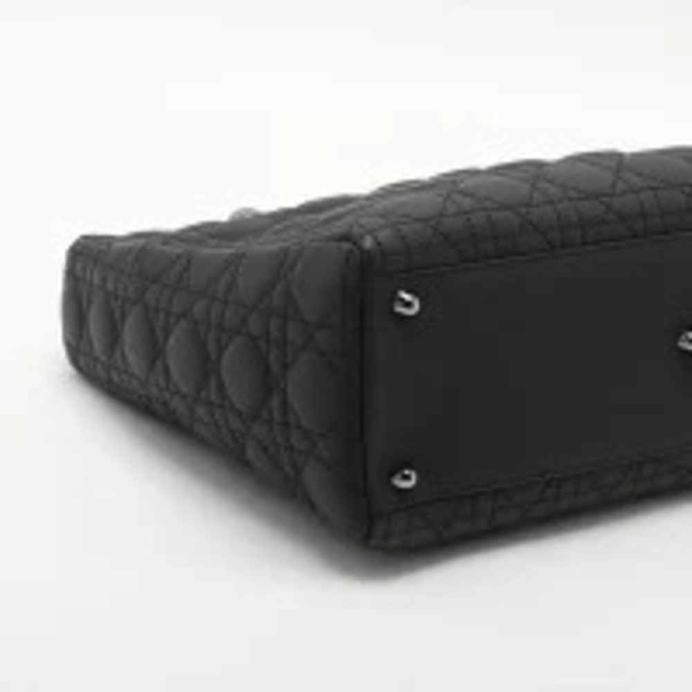 Christian Dior Lady Matte Handbag Black - Picture 5 of 11